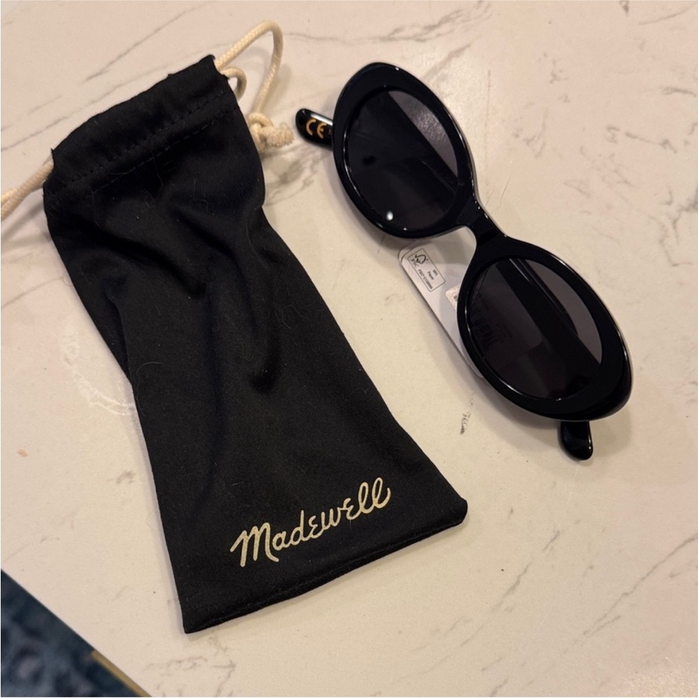 Madewell Russell Oval Sunglasses NWT - Picture 3 of 5